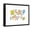 Black Frame, variant on Art.com Untitled Pop Art Giclee Print by Keith Haring, 16" x 12"