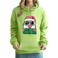 thumbnail image 3 of Craaazy Women's Christmas Hoodies with Long Sleeves Loose Fit Pockets Sweatshirt Gifts, 3 of 6