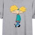 thumbnail image 3 of Hey Arnold! - Distressed Arnold - Juniors Ideal Flowy Muscle T-Shirt, 3 of 5