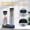 Silver, variant on Salt and Pepper Grinder Set - Battery-Powered, Adjustable Coarseness, LED Illumination, with Storage Base