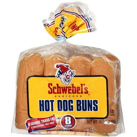 Schwebels Hot Dog Buns, 8 count