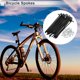 thumbnail image 2 of Ofertas Únicas 36 piezas de radios de bicicleta universales 12G radios de rueda de bicicleta con tuerca de acero al carbono negro-97mm, 2 of 7