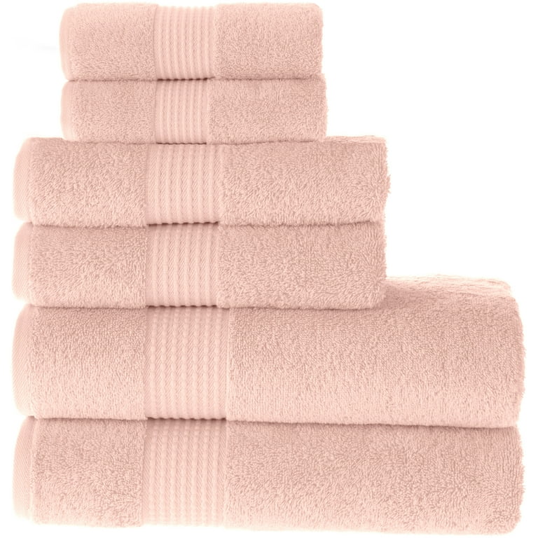 MAURA Basics Performance Bath Towels Set with Hanging Loop. American  Standard Towel size. Soft, Durable, Long Lasting and Absorbent 100% Turkish  Cotton Bath Towels Set for Bathroom 