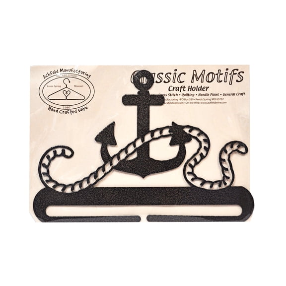 Classic Motifs Anchor 8 Inch Copper Split Bottom Craft Holder