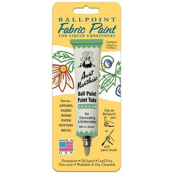Aunt Martha's Ballpoint Paint #905 Light Green