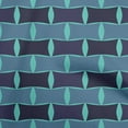thumbnail image 1 of oneOone Polyester Spandex Teal Blue Fabric Floral Sewing Craft Projects Fabric Prints By Yard 56 Inch Wide, 1 of 4