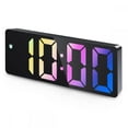 thumbnail image 1 of Réveil avec Chiffres Colorés, Luminosité Réglable, Horloge de Table Alimentée par Câble, Double Alimentation, Contrôle Vocal, Affichage de la Température, Réglage Automatique de l'Horloge, Affichage Hd, 1 of 6