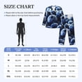 thumbnail image 4 of Lsque Blueberry Pattern Long Sleeve Pajama Set for Men - Soft 2-Piece Sleepwear and Loungewear Set with Pockets, Comfy Nightwear-Medium, 4 of 7