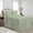 Light Sage, variant on DNG Creations 4-Piece Long Ruffle Sheet Set 15-Inch Deep Pocket (Solid Moss - King)