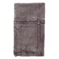 thumbnail image 2 of SARO LIFESTYLE Sevan Collection Soft Plush Faux Fur Stripe Texture Throw Blanket, 50" x 60", Graphite, 2 of 4