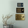 thumbnail image 2 of Signs ByLITA Classic Framed Assisted Listening Devices Available Sign (Brushed Silver) - Large, 2 of 8