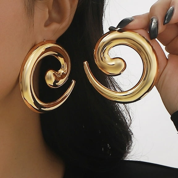 Artistic Niche Metal Earrings Fashion Forward ZA Vibes for Women