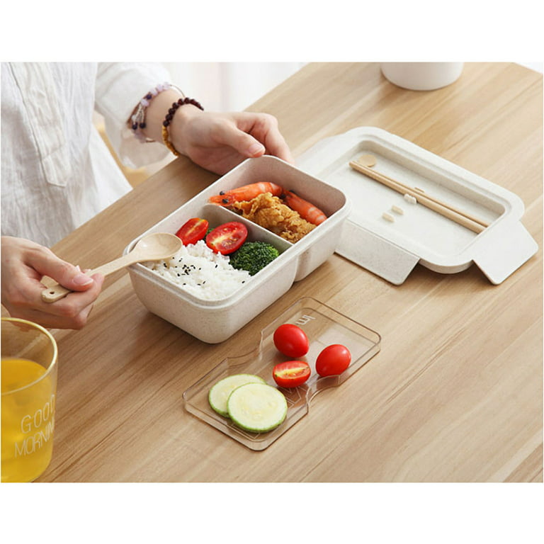 Source Japanese Style Ceramic Bento Lunch Box Fresh-keeping Bowl Food  Container with Bamboo Lid Lunch Box on m.