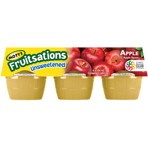 Compote de pommes non sucrée Fruitsations de Mott's