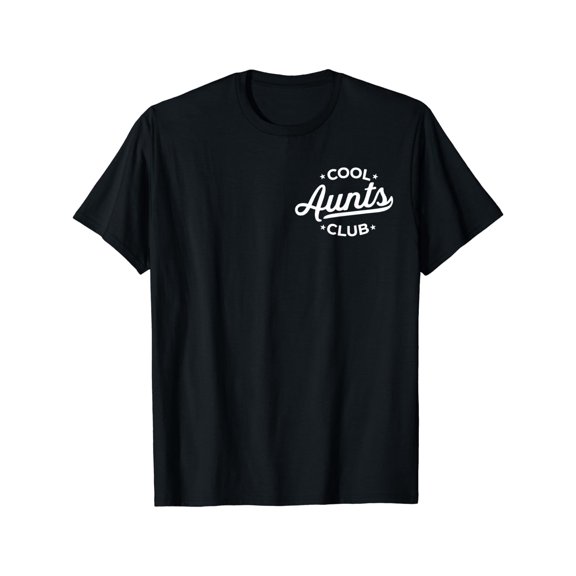 Retro Cool Aunts Club Best Auntie Ever Funny Aunt Pocket T-Shirt