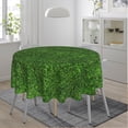 thumbnail image 2 of Green Grass Field Funny Waterproof Picnic Patio Party Round Table Cloth Cover Decorations Fabric 60 Inch Circular Tablecloth for 20-47 Inch Home Dining Room Kitchen Decor, 2 of 6