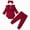 H233-Wine, variant on masbird 3PCS Infant Baby Girls Clothes Set 0 3 6 12 18 24 Months Ruffle Long Sleeve Rompers Pants Headband Sets for Kids,Wine,0-3 M
