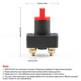 thumbnail image 3 of Battery Disconnect 12V Battery For Boat RV UTV Vehicles Battery 200/300, 3 of 7