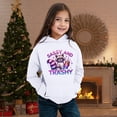 thumbnail image 2 of PMVFHDE Liquidation Chandail en Molleton à Col Rond pour Filles Mode Hiver pour Enfants Imprimé Animal Chandail à Capuchon Chaud Confortable pour Garçons et Filles Chandails en Molleton d'Automne, Blanc, 3-4 Ans, 2 of 4