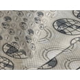 thumbnail image 4 of Ambesonne Compass Quilted Bedspread Set 3 Pcs, Continents Pattern, Queen Size, Black Grey Tan, 4 of 5