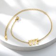 thumbnail image 1 of Gothic Angel Number Anklets For Women Stainless Steel 111 222 333 444 555 666 777 888 999 Deil Anklet Bracelet Jewelry Gift, 1 of 5