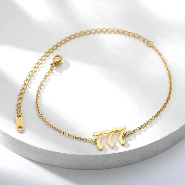 Gothic Angel Number Anklets For Women Stainless Steel 111 222 333 444 555 666 777 888 999 Deil Anklet Bracelet Jewelry Gift