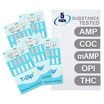 Mintegrity 5-Panel Easy to Use Urine Drug Test Kits Home Use with Marijuana (THC) Drug Test-5 Pack