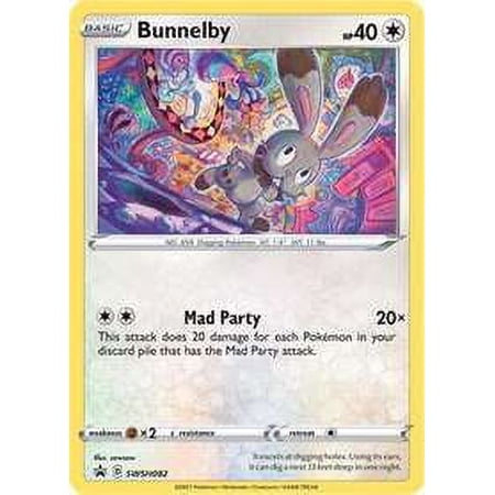 Pokemon Promo Holo Rare Bunnelby SWSH082