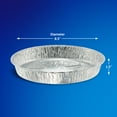 thumbnail image 4 of Ez Foil Cake Pans Bakeware 8.5 Inch 8.5 Inch X 1.5 Inch Silver 1 Pack 3 Count, 4 of 7