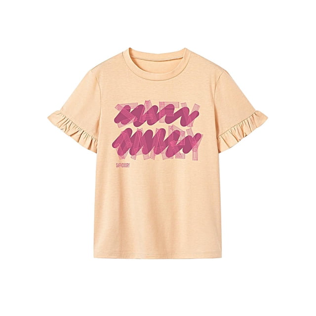 Camiseta para mujer Yinane ropa deportiva de verano cuello redondo S
