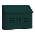 thumbnail image 4 of Traditional Mailbox - Decorative - Horizontal Style - Green, 4 of 4