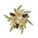 thumbnail image 4 of Anillos de vela de Navidad, corona de adornos de corona artificial, candelabro, guirnalda de velas, anillo para fiesta en la Dorado 35cm, 4 of 9