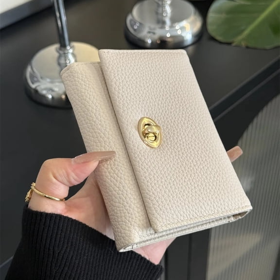 TAZAG Women's Simple Wallet 2026 New Student Card Holder Coin Purse Long Niche Design Wallet