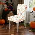 thumbnail image 2 of Fall Pumpkin Chair Covers, Thanksgiving Chair Slipcovers, Kitchen Dining Room Decor Chair Seat Cover Protectors, 2 of 7