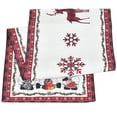 thumbnail image 1 of Under 10 Decorative Table Banner Christmas Table Runner Gnome Snowflake Rustic Table Runner for Holiday Decor 13x72 Inch, 1 of 5