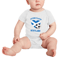 thumbnail image 2 of Future Soccer Player Scotland Soccer Fan Cute Baby Bodysuit Romper (White, 12-18 Months), 2 of 5