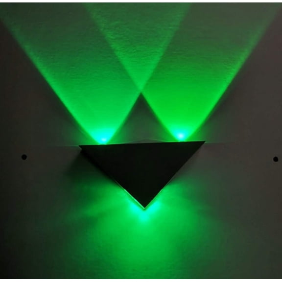 LINLIN Sconce Lamp Triangular Aluminum Wall Lamp 3W Led Lamp Modern Simple Creative Bedside Lamp Corridor Alloy Wall Lamp Background for Children Wall Lights