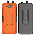 thumbnail image 2 of Case with Clip for Sonim XP5plus, Nakedcellphone Slim Hard Shell Phone Cover with Kickstand and [Rotating/Ratchet] Belt Hip Holster Holder Combo for Sonim XP5 Plus (XP5900), 2 of 10