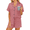 Pale Violet Red, variant on Ekouaer Womens Pajamas Set Button Down Pjs Lounge Sets Short Sleeve Sleepwear Soft Loungewear Nigthwear