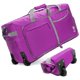 thumbnail image 1 of Bolsa de viaje Bago Rolling de 120 litros con ruedas, impermeable, color morado, 1 of 9