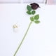 thumbnail image 4 of Ramo de rosas artificiales de aspecto real, rosas negras individuales, para bodas, fiestas y festivales., 4 of 5