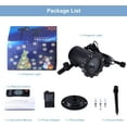 thumbnail image 7 of Snowfall Christmas Light Projector, Viworld Indoor Outdoor Holiday Projector Lights with Remote Control, Rotating Snow Falling Projector Lamp for Halloween Xmas Wedding Garden Landscape Decorative, 7 of 7
