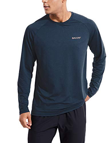 Shirt Shirt Hiking Running Workout Fishing BALEAF Men's Long Sleeve Shirts Quick Dry Lightweight Cooling Upf50
