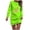 Green, variant on FYEGRE Autumn Winter Print Sweatshirt Dress Casual Long Sleeve Crewneck Pullover Tunic Top For Holiday Party Outfit And Daily Wear Mint Green XXL