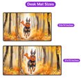 thumbnail image 5 of Welcome Fall Doberman Pinscher Strolling Through the Autumn Maple Forest Desk Mat Full Keyboard Mouse Pad Doberman Dog Lover Gifts Large Mousepad - 12012, 5 of 5