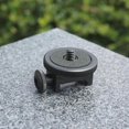 thumbnail image 3 of 1/4 Telescope Scope Adapter Adapter CNC Metal Monopod Mount Base Black for LED Light Camera Accessories Cradle Base 21-25mm, 3 of 5