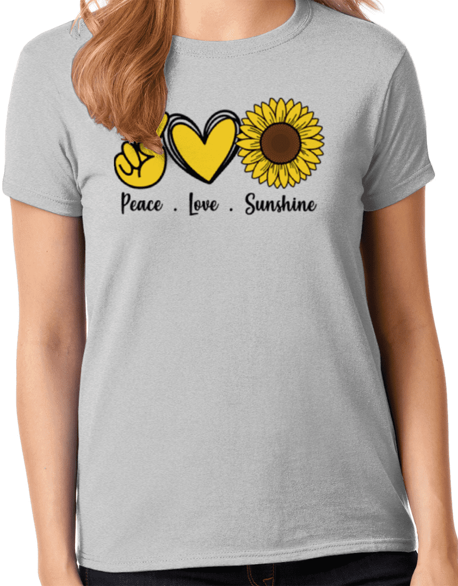 peace love sunshine t shirt
