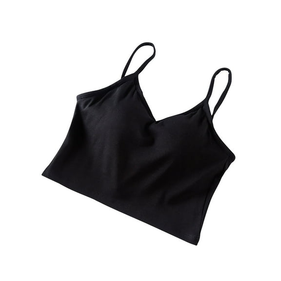 Uaswgudfs Women's Soft Sleepwear Camisole - Spaghetti Strap Slip Pajama Top with Built-in Bra 2025