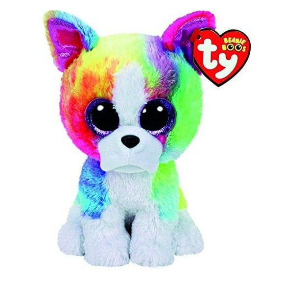 Ty Beanie Boo Large Isla The Rainbow Bulldog Soft Toy (Claires Exclusive)