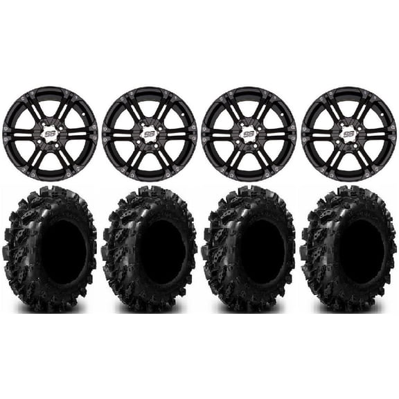 ITP SS212 14" Wheels Black 29.5" Swamp Lite Tires Polaris RZR XP 1000 / PRO XP / Ranger XP 900/1000